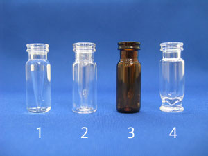 クリンプスナップマイクロバイアル　ガラス　11mm　規格サイズ：12x32mm　200-0322～501-0925